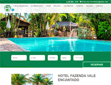 Tablet Screenshot of hotelfazendavaleencantado.com.br